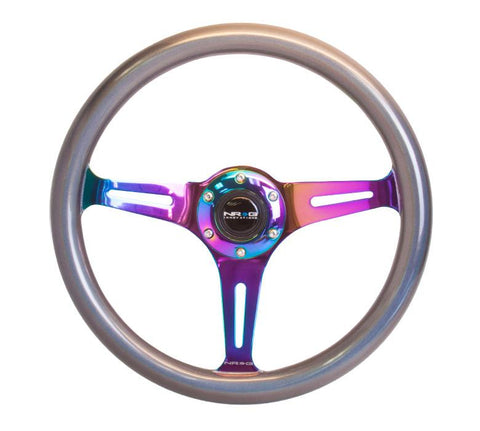 NRG Chameleon Wood Grain Steering Wheel 350mm